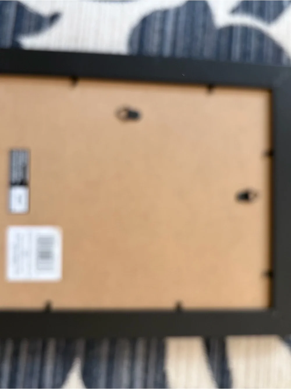 Classic Black Photo Frame with White Mat
